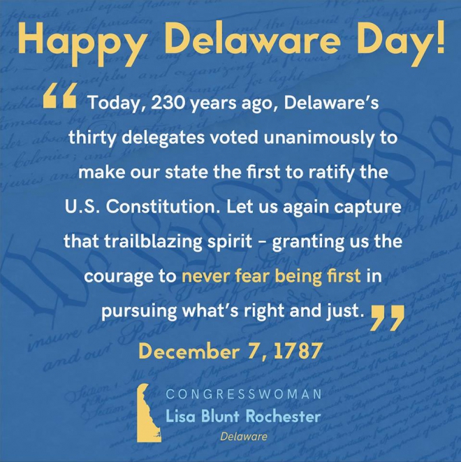 Happy Delaware Day!